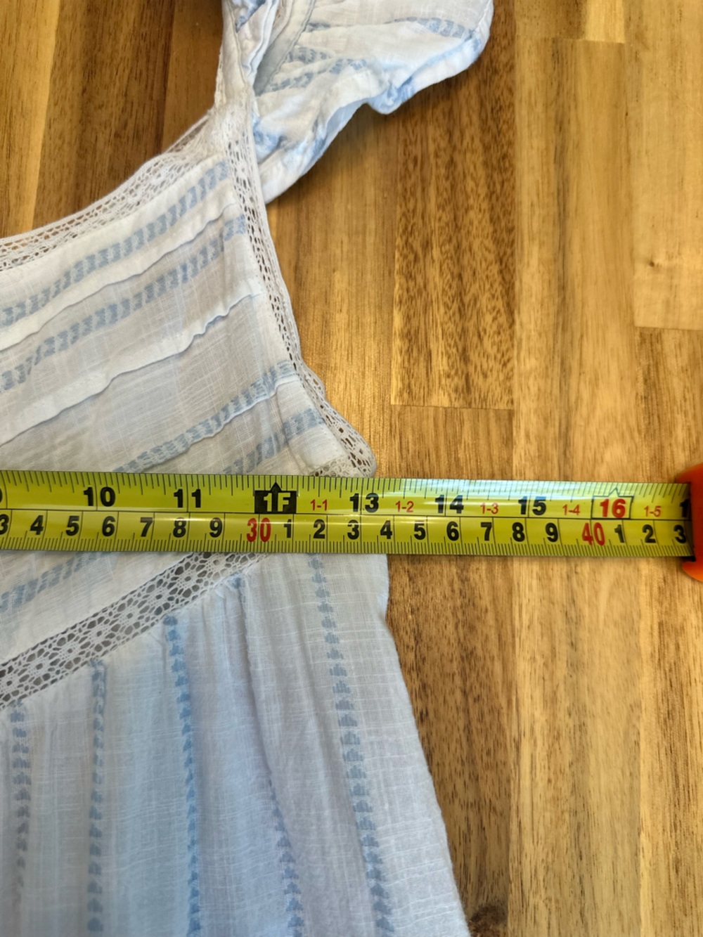 Shabby Chic White Ruffled Eyelet Sundress - Picture 11 of 13